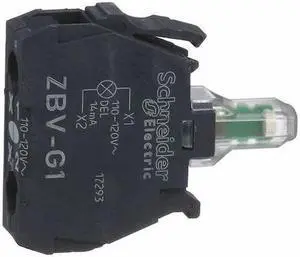 SCHNEIDER ELECTRIC ZBVG1 Lamp Module With Bulb 22 mm, White