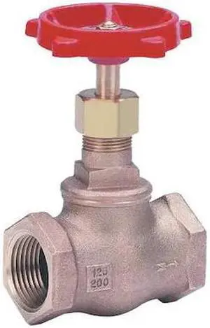 MILWAUKEE VALVE 502 2 1/2 Globe Valve,Class 125,2-1/2 In.