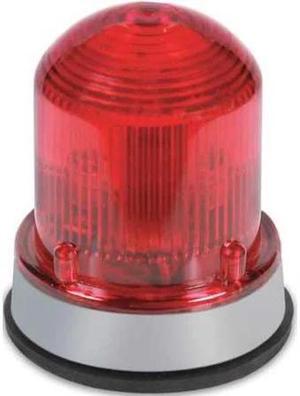 Edwards Signaling Warning Light,12W Halogen,120VAC,Red  125HALFR120A