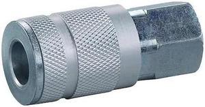 SPEEDAIRE 30E653 Quick Connect Hose Coupling, 1/4 in Body Size, 1/4 in Hose