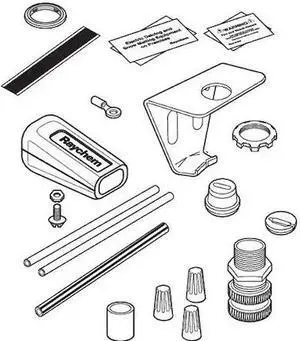 RAYCHEM 000667-000 Permanent Power Connection Kit, For Use With WinterGard