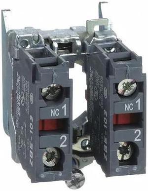 SCHNEIDER ELECTRIC ZB4BZ104 Contact Block,2NC Slow Break,22mm