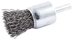 ZORO SELECT 66252839113 Crimped Wire End Brush,Shank Size 1/4"