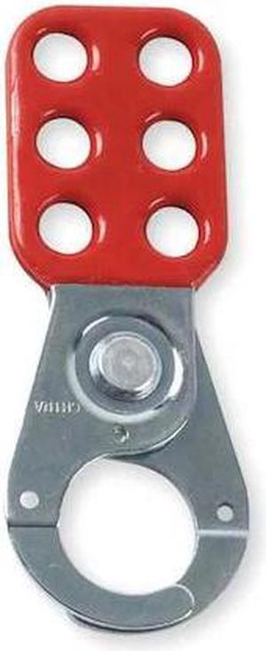 BRADY 65376 Lockout Hasp,Standard,6 Lock,PK12