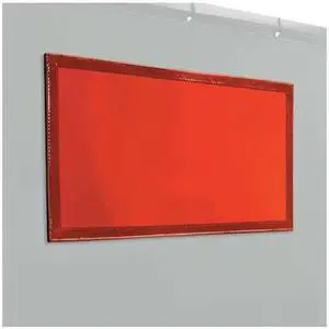 STEINER 338WV-1X2 Welding Curtain Window, Transparent Vinyl, 2 ft L., 2 ft. W.,