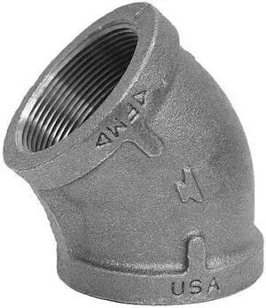 ANVIL 0310024807 3" Malleable Iron 45 Degree Elbow
