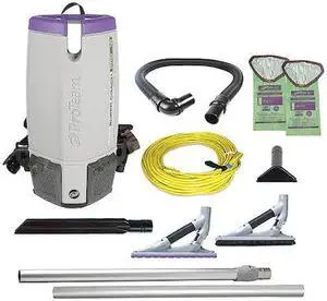 PROTEAM 107538 Super Coach Pro 10, 10 qt. Backpack Vacuum w/ ProBlade Hard
