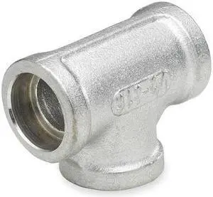 ZORO SELECT 60TE111SW020 2" Socket Weld 316 SS Tee