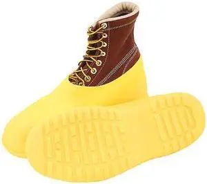 TINGLEY 35113 Overshoes, Plain Toe, PVC, 5 in Height, Pull On Closure, Cleated