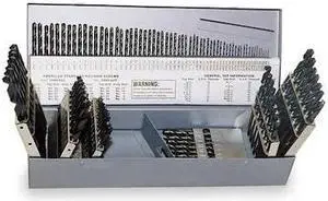 CHICAGO-LATROBE 45650 115PC 135 Deg HD Jobber Length Drill Set Chicago-Latrobe