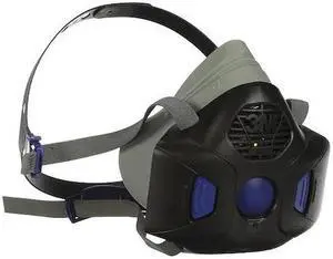 3M HF-802SD Half Mask Respirator, HF-800, Not Rated, Secure Click(TM), Size M ,