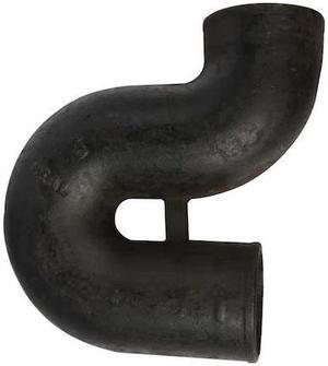 ZORO SELECT 222506 P-Trap No-Hub P-Trap, 1-1/2" Pipe, Female Socket, Cast Iron,
