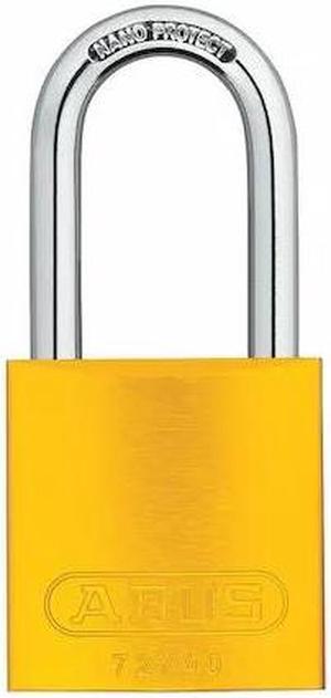 ABUS 72 HB/40-40 KA Yellow Lockout Padlock,KA,Yellow,1-1/2"H