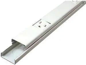 LEGRAND V20GB606 Prewired Raceway,12 Outlets,Aluminum LEGRAND V20GB606 Prewired Raceway,12 Outlets,Aluminum