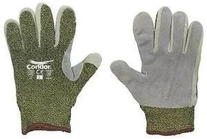CONDOR 48UR51 Cut Resistant Gloves, A4 Cut Level, Uncoated, 2XL, 1 PR