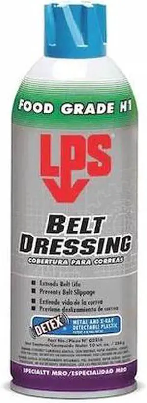 LPS 02216 Belt Dressing with Detex, H1 Food Grade, 10 oz Aerosol Can