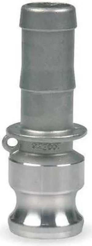 ZORO SELECT 3LX22 1-1/2" Male Adapter x Hose Shank 316 SS Adapter