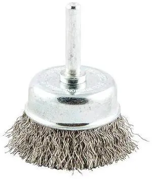ZORO SELECT 66252838859 Crimped Wire Cup Brush,Shank Mount ZORO SELECT 66252838859 Crimped Wire Cup Brush,Shank Mount