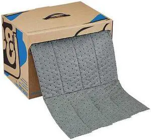 PIG MAT242 Absorbent Roll, Absorbs 7.8 gal. Universal, ,Gray