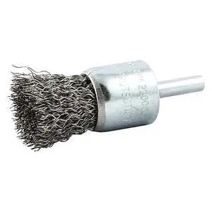 ZORO SELECT 66252839046 End Brush,Crimped,1" dia.,22000 rpm