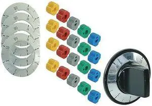 ZORO SELECT 61201 Oven Knob,Stove/Oven/Range Type,PK4
