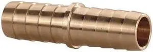ZORO SELECT 6AFL9 Barbed Hose Mender, Straight, For 1/2 in Hose ID, Hose Barb x