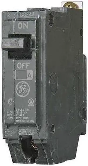 GE THQB1130 Miniature Circuit Breaker, THQB Series, 30A, 1 Pole, 120/240V AC,