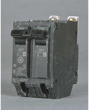 GE THQB2130 Miniature Circuit Breaker, THQB Series, 30A, 2 Pole, 120/240V AC,