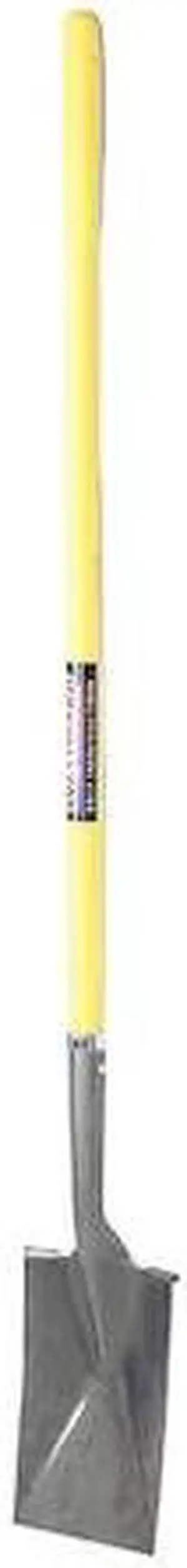 WESTWARD 12V168 Garden Spade Shovel, 14 ga Not Applicable Blade, Steel Blade,
