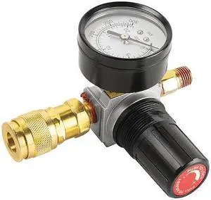 SPEEDAIRE 39DK93 Air Regulator,4 in.W,1/4 in. NPT,45 cfm