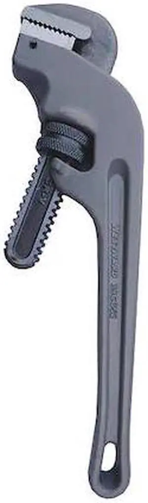WESTWARD 39CG47 18 in L 2 1/2 in Cap. Aluminum End Pipe Wrench