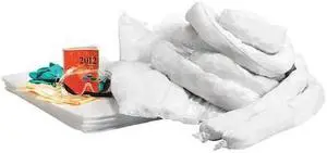 CONDOR 35ZR95 Spill Kit Refill, Oil-Based Liquids