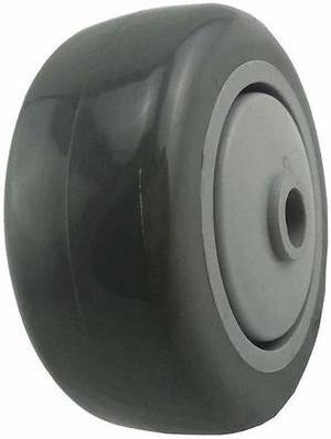 ZORO SELECT 402M58 Caster Wheel,300 lb.,3" Wheel Diameter