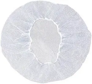 CONDOR 29JW40 Hairnet, Polyester, 21 in Dia., White, M, 1000 PK