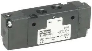 PARKER B5K1000XXC Valve, Air Pilot,3 Way,1/4 In Port