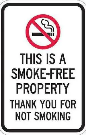 LYLE T1-1079-HI_12x18 Property Sign, 18 in H, 12 in W,  Vertical Rectangle,