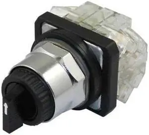 DAYTON 30G302 Selector Switch,3 Pos.,Standard,30mm