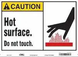 CONDOR 474Y09 Danger Sign, 10 in H, 14 in W, Aluminum, Horizontal Rectangle,