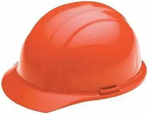 ERB SAFETY WEL19363OR Hard Hat, Americana, Polyethylene, 4 Point Ratchet, Type