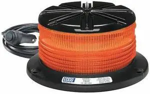 ECCO 7460A-VM Beacon Light,Amber,3-7/64" H