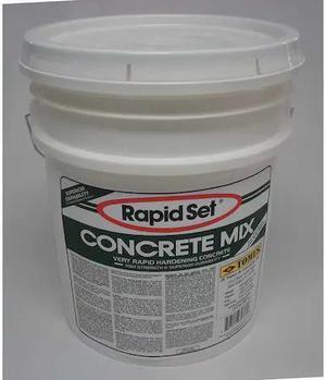 RAPID SET GRA-RSCM-60 Concrete Mix, Pail, Gray, Concrete Mix