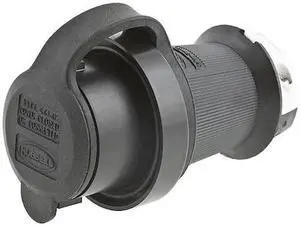 HUBBELL WIRING DEVICE-KELLEMS HBL2611SW Watertight Locking Plug, L5-30P, 30 A,