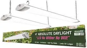 MIRACLE LED 602133 Industrial 4 ft LED Grow Light Hydroponic Full Spectrum