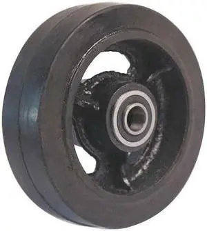 ZORO SELECT MH6FVJ302G Steel Wheel 6 In.