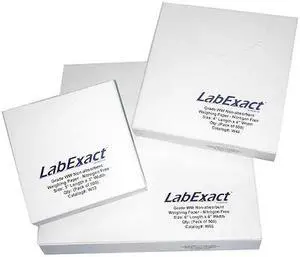 LABEXACT 12L007 Weighing Paper,6 In. L,6 In. W,PK500