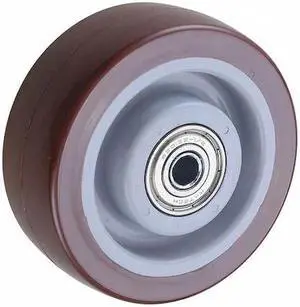 ZORO SELECT 26Y363 Caster Wheel,Precision Ball Bearing