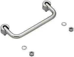 SUGATSUNE HK-100 Folding Pull Handle, SS, Polished, Threaded Studs
