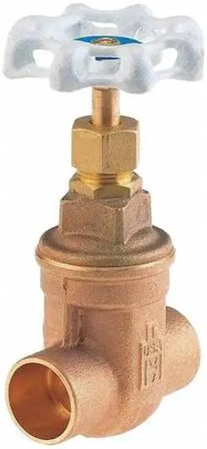 MILWAUKEE VALVE UP115 2 Gate Valve,2 In.,Solder,Bronze