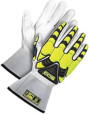 BDG 20-1-1883-X2L Goatskin Cut Resistant 3" gauntlet w/ Backhand Protection,