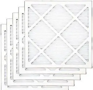BLUEDRI B-AIR-AS-PF 16x16x1 Pleated Air Filter, Fabric, Fiberglass, MERV 7,